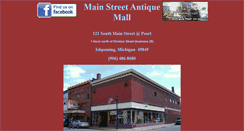 Desktop Screenshot of mainstreetantiquemall.net