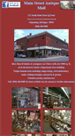 Mobile Screenshot of mainstreetantiquemall.net