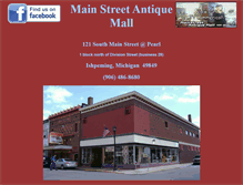 Tablet Screenshot of mainstreetantiquemall.net